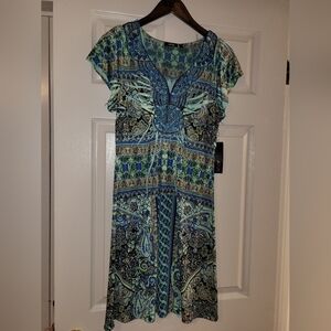 New * Women's Clothes * Multicolor Summer Dress * Apt.9 * Size M * NEW w. TAG *